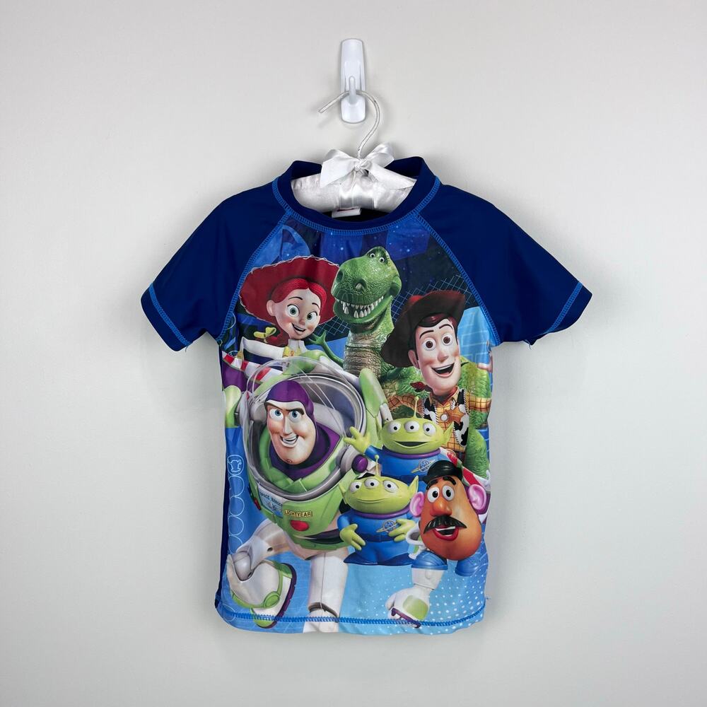 Disney Toy Story Short Sleeve Rash Guard Swim Top 6
